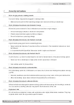 Предварительный просмотр 7 страницы Baumer HUBNER BERLIN SAFETY HOG 10 + ESL Installation And Operating Instructions Manual