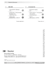 Предварительный просмотр 32 страницы Baumer Hubner Berlin TDP 0,2+ESL Installation And Operating Instructions Manual