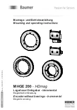 Baumer Hubner HDmag MHGE 200 Mounting And Operating Instructions предпросмотр