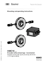 Предварительный просмотр 1 страницы Baumer Hubner HMC16 Series Mounting And Operating Instructions