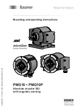 Baumer Hubner PMG10 Mounting And Operating Instructions предпросмотр