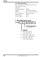 Предварительный просмотр 18 страницы Baumer N 208 Operating Instructions Manual