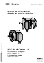 Baumer POG 90 Mounting And Operating Instructions preview