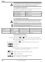 Preview for 20 page of Baumer TA200 Operating Instructions Manual