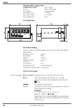 Preview for 26 page of Baumer TA200 Operating Instructions Manual