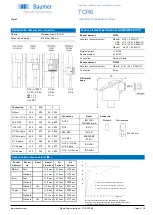 Предварительный просмотр 2 страницы Baumer TCR6 Operating Instructions Manual