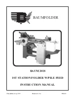 Baumfolder BAUM 2018 Instruction Manual preview