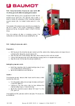 Предварительный просмотр 11 страницы BAUMOT BA5000 Operating Manual