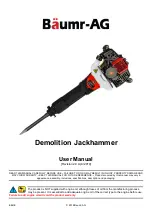 Baumr-AG Demolition Jackhammer User Manual preview