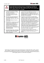 Предварительный просмотр 15 страницы Baumr-AG SS16 User Manual