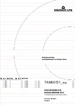 Preview for 1 page of Baumuller DSD-028 Commissioning And Maintenance Instructions