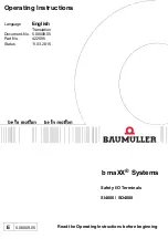 Baumuller SI4000 Operating Instructions Manual preview