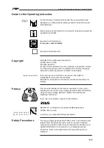 Preview for 3 page of Baur SSG 500 Operating Instructions Manual