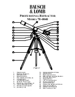 Bausch & Lomb 78-0040 User Manual preview