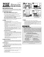 Preview for 1 page of Bausch & Lomb Bausch Lomb Instruction Manual