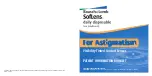 Bausch & Lomb Soflens daily disposable Toric hilafilcon B Patient Information Booklet preview