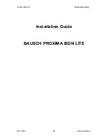 Предварительный просмотр 45 страницы Bausch Datacom Proxima ISDN Lite Installation Manual