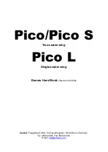 bautek Fluggeräte Pico Owner'S Handbook Manual preview