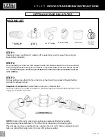 Preview for 6 page of Baux Industries GROW KIT 2 ft x 4 ft Assembly Instructions Manual