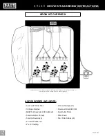 Предварительный просмотр 3 страницы Baux Industries GROW KIT 5 ft x 5 ft Assembly Instructions Manual