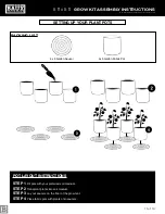 Предварительный просмотр 11 страницы Baux Industries GROW KIT 5 ft x 5 ft Assembly Instructions Manual