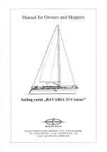 Bavaria Yachts 33 Cruiser Manual For Owners And Skippers preview