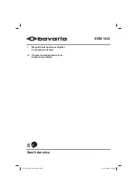 Bavaria 3400126 Original Operating Instructions preview