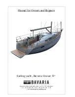 Bavaria Cruiser 33 Owner'S Manual preview