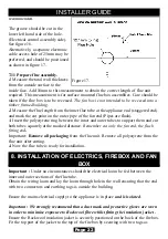 Preview for 22 page of Baxi Fires Division Anthem BR660VA Installer'S Manual