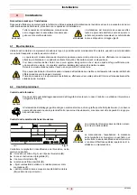 Preview for 37 page of Baxi 143114200 Installation, Use And Maintenance Instructions