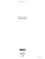 Preview for 12 page of Baxi 35/60 User Operating Instructions Manual