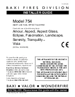 Baxi 754 Installer'S Manual preview