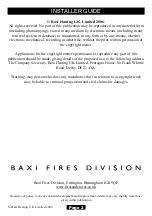 Preview for 2 page of Baxi 755 Installer'S Manual