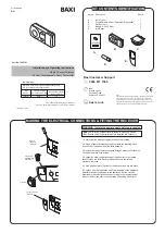 Baxi 7658781 Installation And Operating Instructions preview