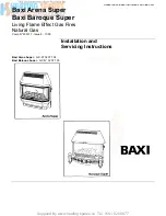 Baxi Arena Super Installation And Servicing Instructions preview