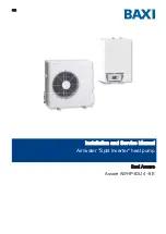 Baxi Assure AWHP-IDU 4-8 E Installation And Service Manual предпросмотр