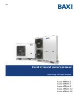 Предварительный просмотр 1 страницы Baxi Assure Mono 12 Installation And Owner'S Manual