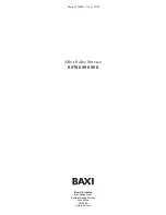 Предварительный просмотр 8 страницы Baxi Barselona User Manual