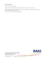 Preview for 2 page of Baxi Baxi Avanta Plus 18s Users Operation Instructions & Important Warranty Information