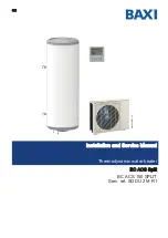 Baxi BC ACS 150 SPLIT Installation And Service Manual preview