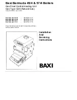 Preview for 1 page of Baxi Bermuda 45/3 M Installation And Servicing Instructions