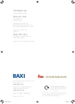 Preview for 20 page of Baxi BERMUDA BBU HE Brochure