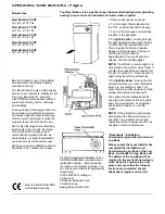 Предварительный просмотр 2 страницы Baxi Boston 2 OF User Operating Instructions