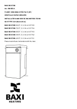 Baxi BOSTON 40 OF Installation And Servicing Instructions preview