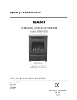 Preview for 1 page of Baxi BURNMOOR Operating & Installation Manual