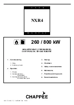 Preview for 1 page of Baxi CHAPPEE NXR4 User Manual