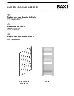 Предварительный просмотр 1 страницы Baxi CL 50 CR Installation Instructions