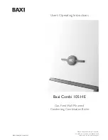 Preview for 3 page of Baxi Combi 105 HE Installation & Servicing Instructions Manual