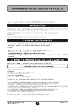 Preview for 17 page of Baxi Combi LUNA DUO-TEC+ 1.28 GA Supplementary Manual For The Installer