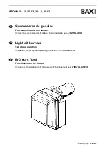 Baxi CRONO 10-L2 Installation, Assembly, And Operating Instructions For The Installer preview